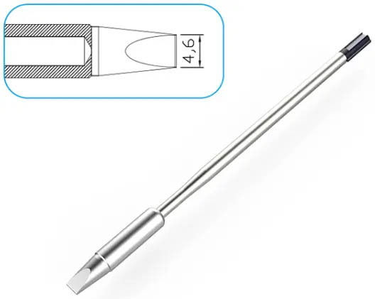 Картридж-наконечник для GT-Y150, клиновидный 4.6 х 12мм