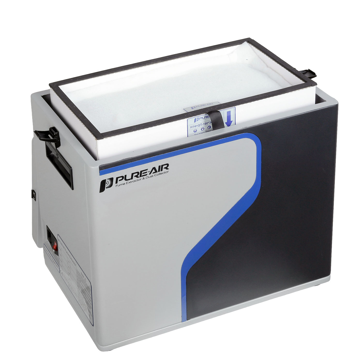 Дымоуловитель PURE-AIR PA-F250D с дымоприемниками 2х75мм