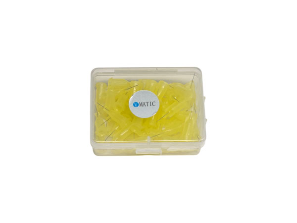 Наконечник дозатора TE 32G X 1/4" YELLOW DIAM 0.11 x 0.23MM (QTY=50)