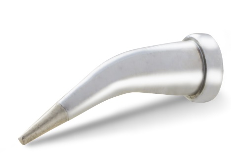 Наконечник Weller LT HX, клин, изогнутый, 0.8х0.4мм, длина 18мм