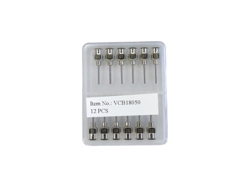 Наконечник дозатора TS 18G X 1/2" нерж. сталь 0.9 x 1.26мм (12шт)