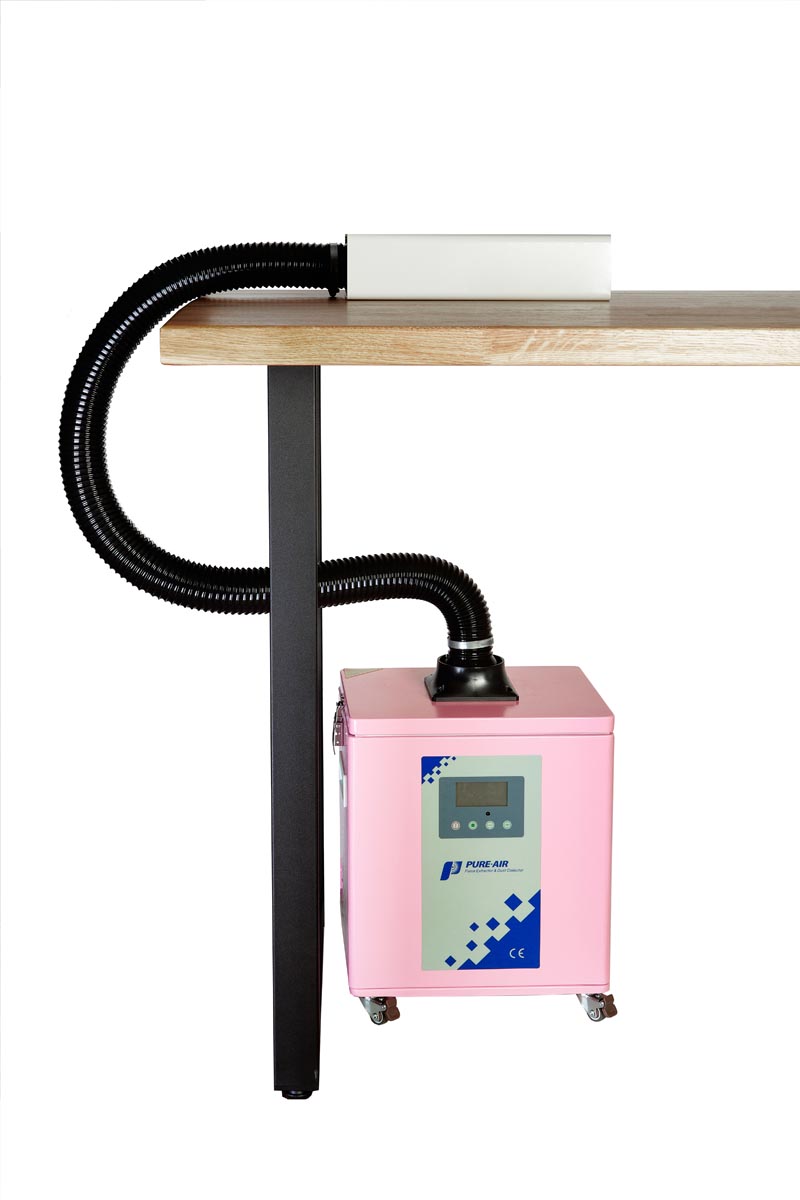 Комплект вытяжки PA-200LD-IQ-P с решеткой (цвет розовый)