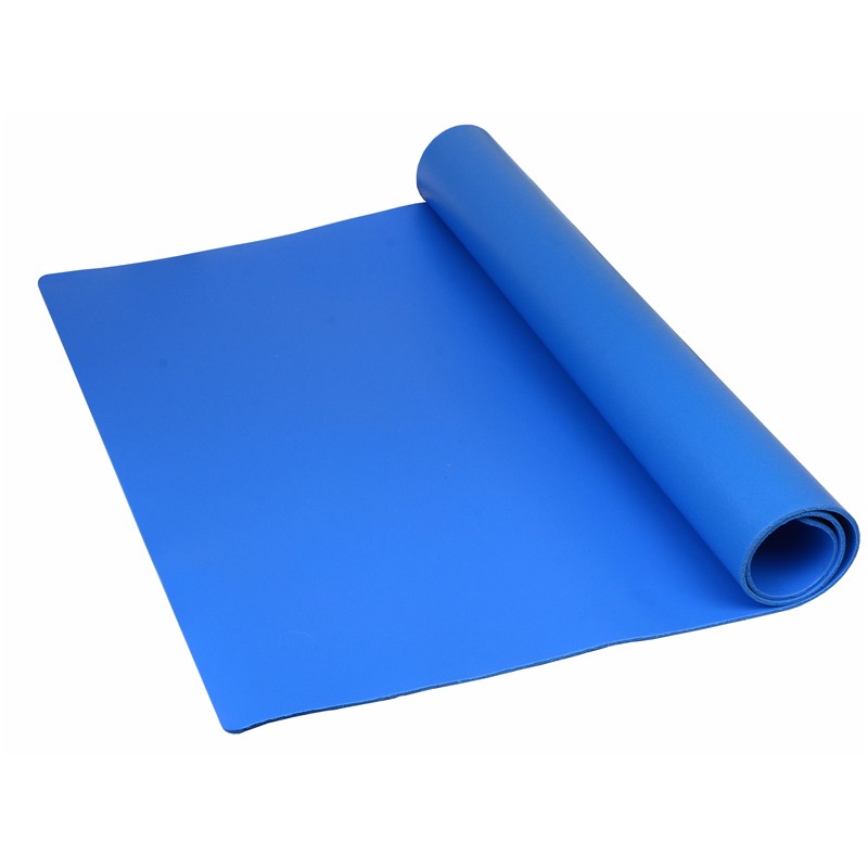Антистатическое настольное покрытие, 3-х слойное (0.8х15.2м, винил, синий)