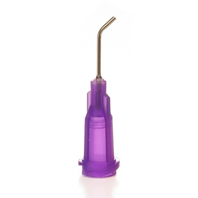 Наконечник дозатора TE 21G X 1/2" PURPLE BENT 45 DEG DIAM 0.51 x 0.82MM (QTY=1000)