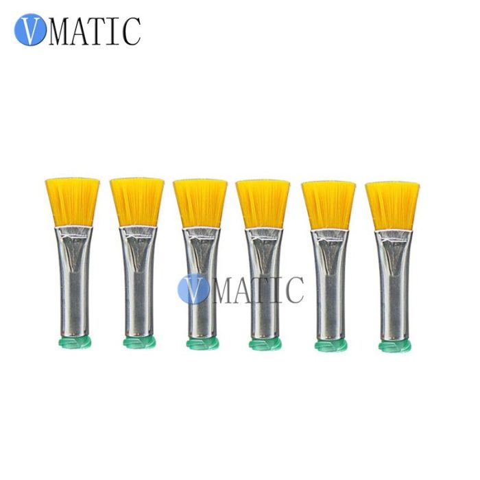 Наконечник дозатора плоская кисть 10мм жесткая 18G 0.84мм (10шт)