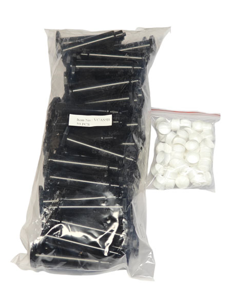 Шприц дозатора черный с белым поршнем VM 5сс (50шт)