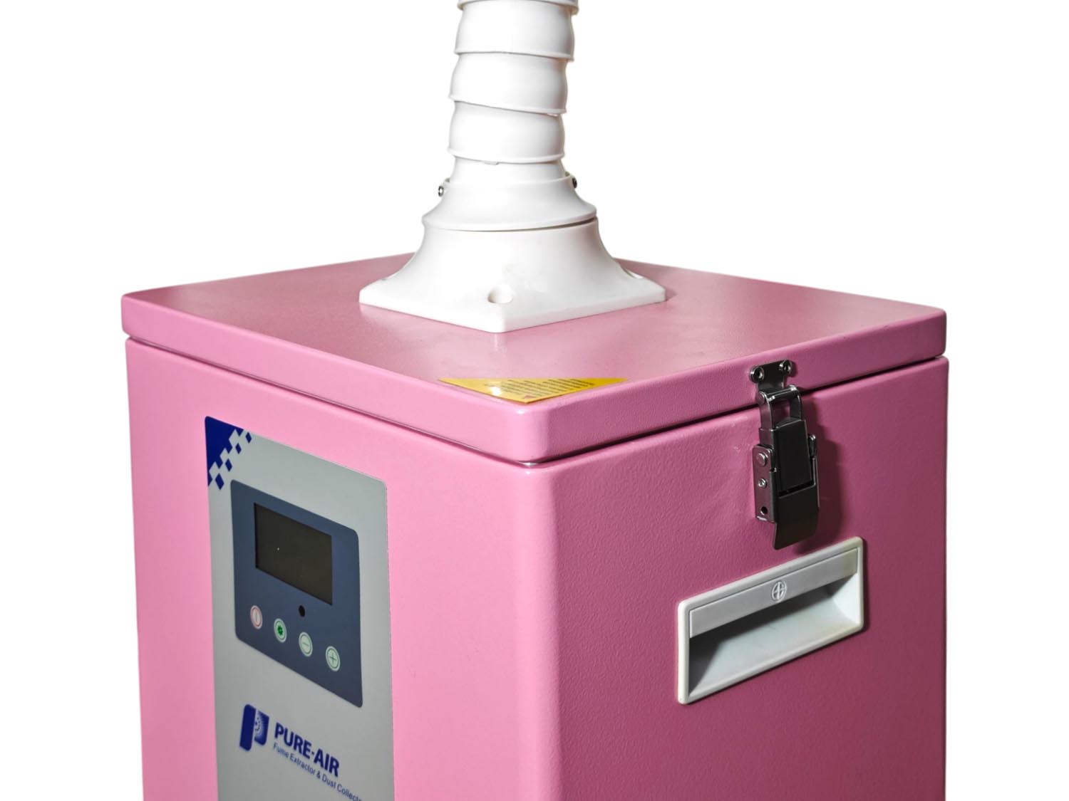 Комплект вытяжки PA-200LD-IQ-P (розовый) с рукавом 50мм