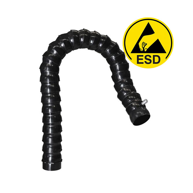 Дымоприемник антистатический с регулятором потока PURE-AIR 75мм х 1м (без раструба)