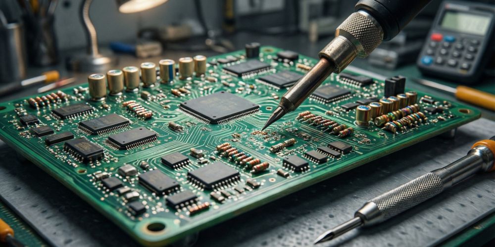 Визуальный контроль качества пайки с помощью видеомикроскопа