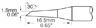 Картридж-наконечник для MFR-H1, миниволна 1.5х16.5мм