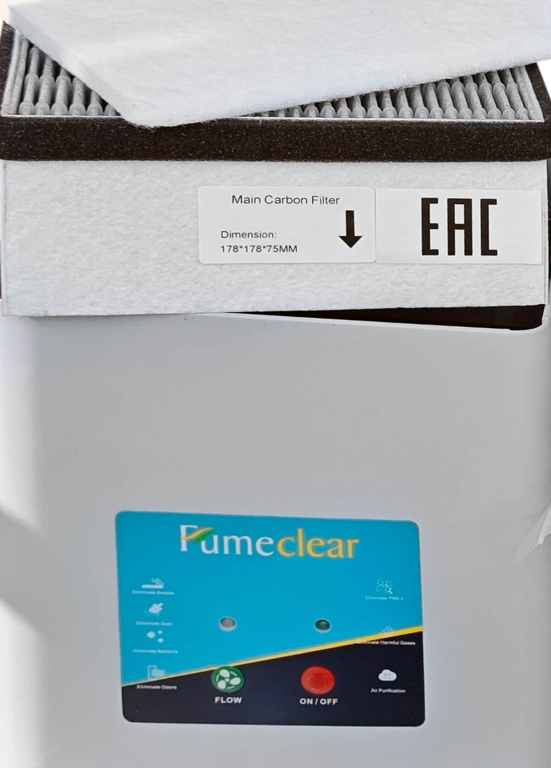 Дымоуловитель настольный FUMECLEAR FC-2001A с дымоприемником
