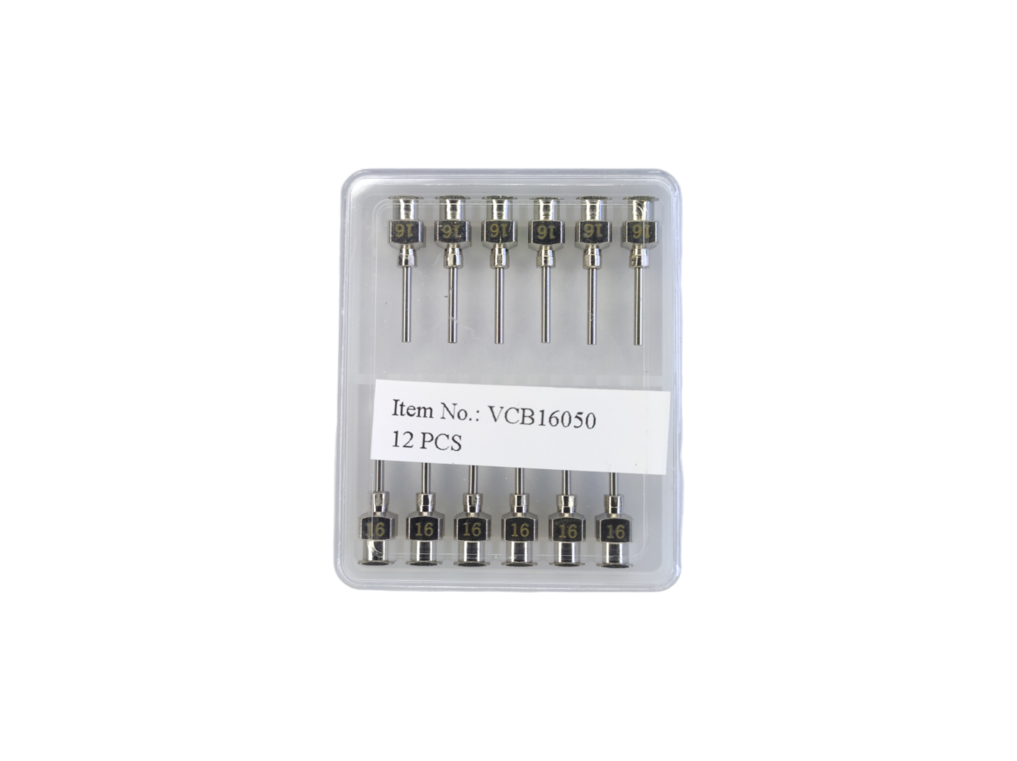 Наконечник дозатора TS 16G X 1/2" нерж. сталь 1.26 x 1.66мм (12шт)