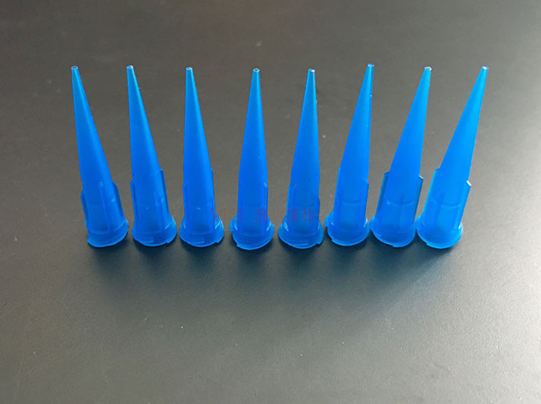 Иглы пластиковые конические TT 22G ID 0.41+/-0.03 Blue (50 шт)