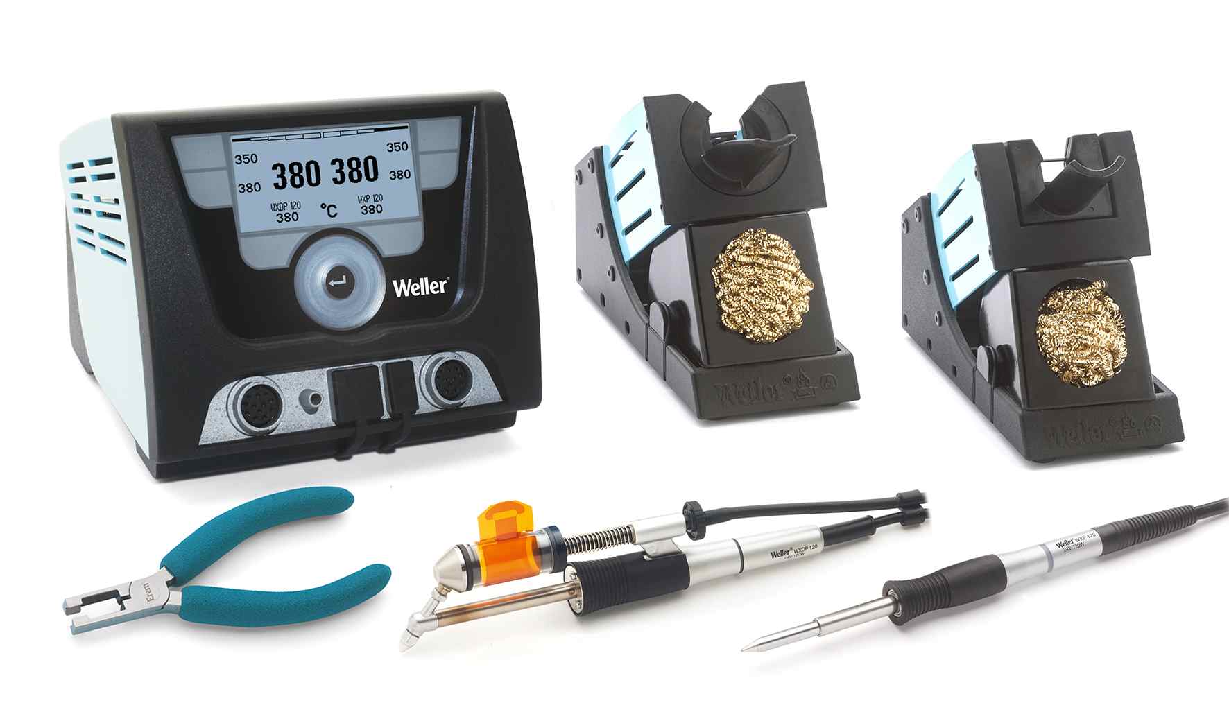 Паяльная станция Weller WXD 2020 Set, 255Вт, два канала (WXD 2, WXDP 120, WXP 120) (замена T00534296