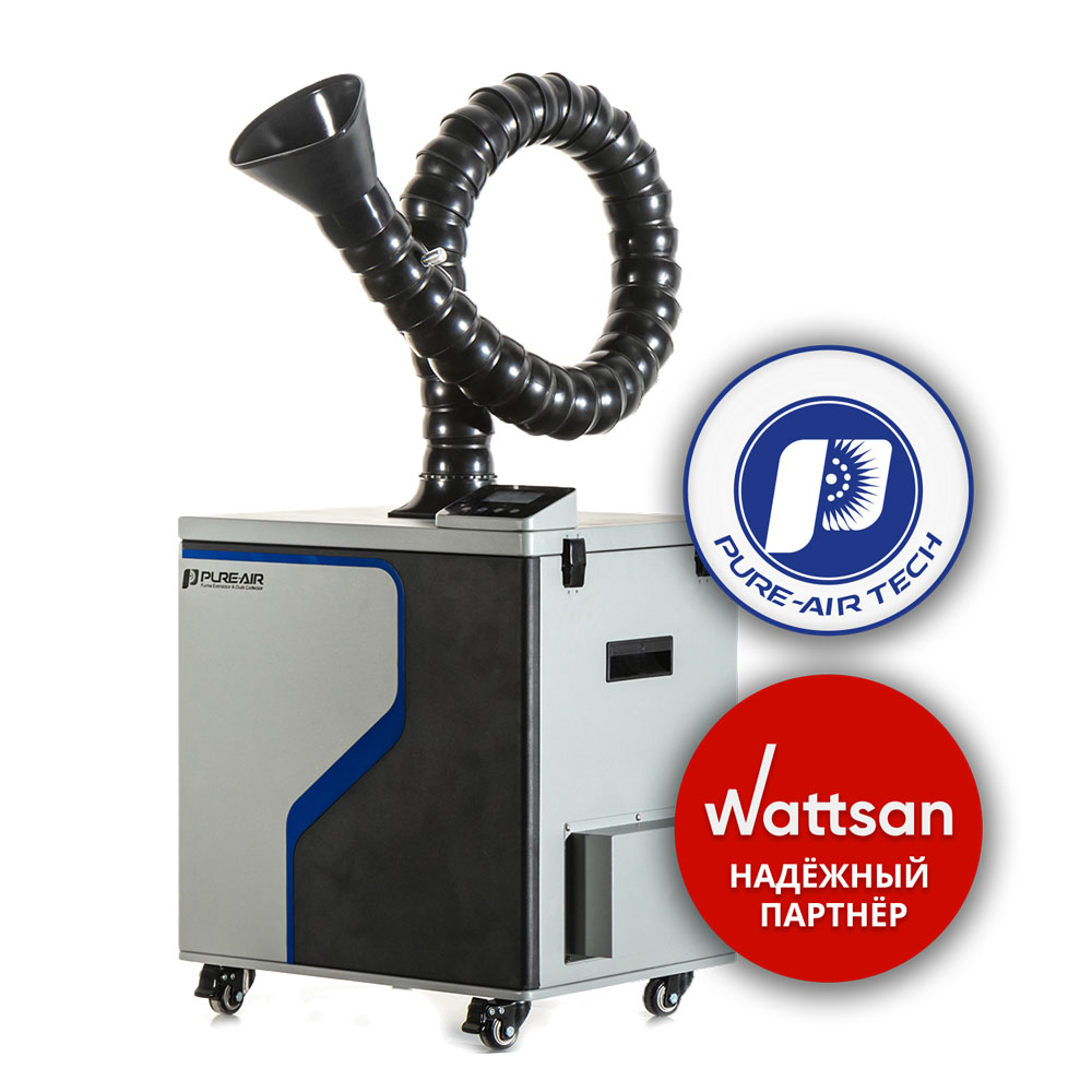 Дымоуловитель PURE-AIR PA-FS300S с дымоприемником 75мм