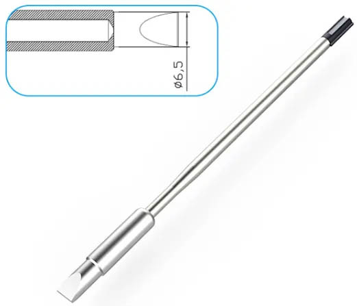 Картридж-наконечник для ST-1509, клиновидный 6.5 х 12мм
