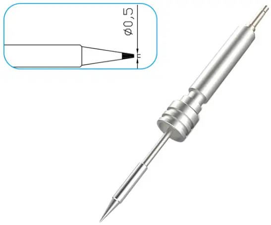 Картридж-наконечник для ST-1509, конус 0.5 x 9.0мм