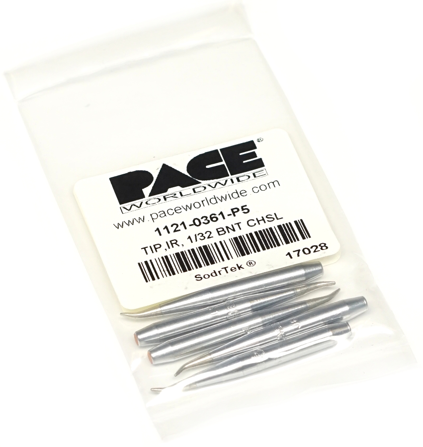 Наконечник PS клиновидный изогнутый 0.8мм (уп. 5шт)