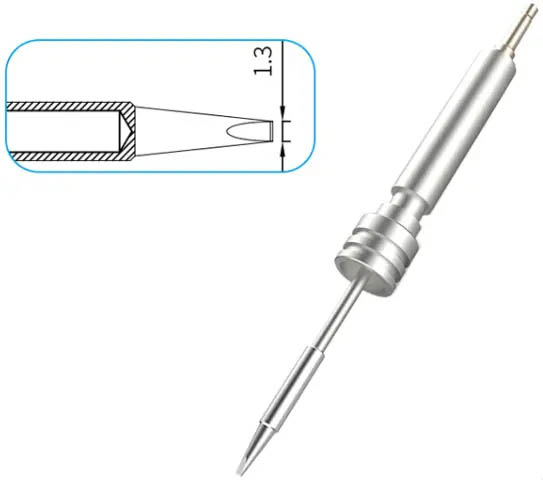 Картридж-наконечник для ST-1509, клиновидный 1.3 x 9.0мм