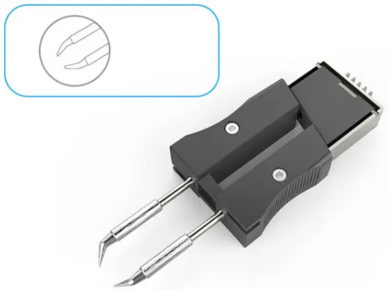 Картриджи-наконечники для ST-1509-N100, конус изогнутый 0.2мм (пара)