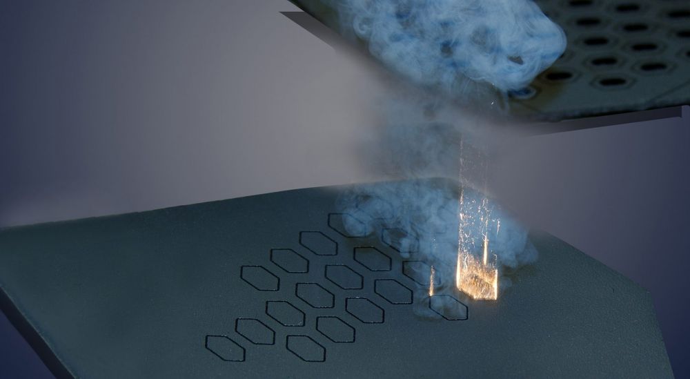 Дым от лазерной машины