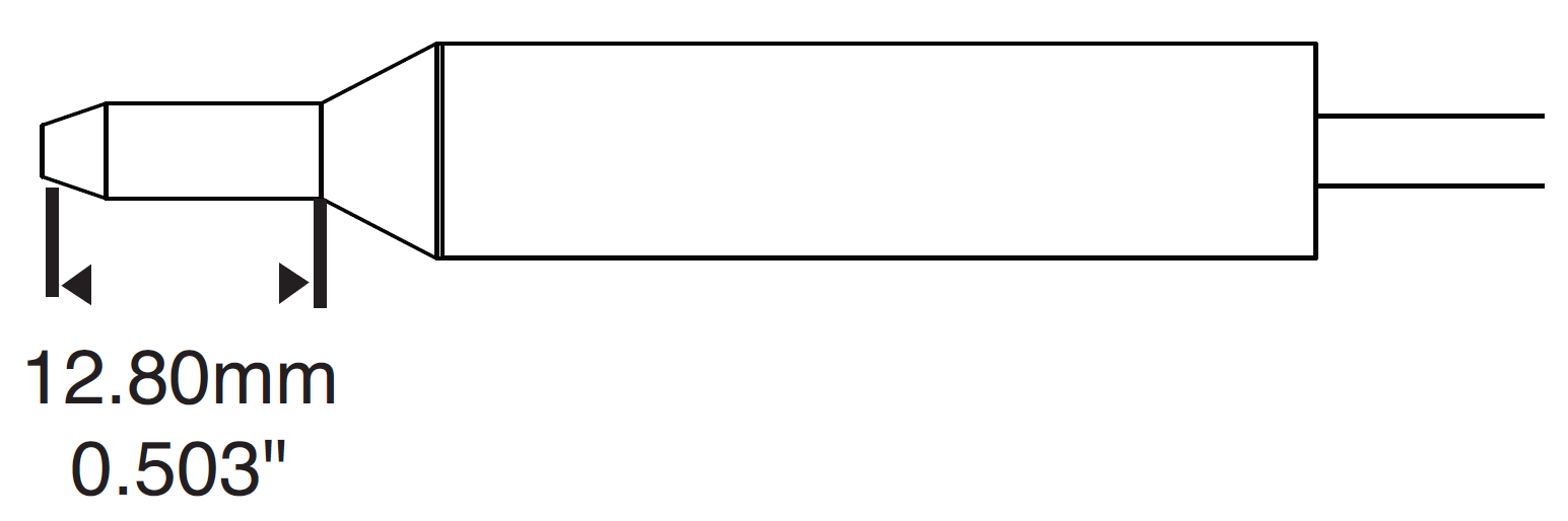 Наконечник для MFR-H5, удлиненный, 0.79х2.05мм, серия C