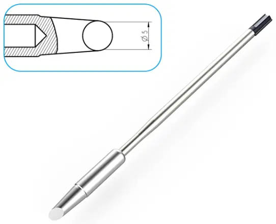 Картридж-наконечник для GT-Y150, косой срез 5.0 х 16мм