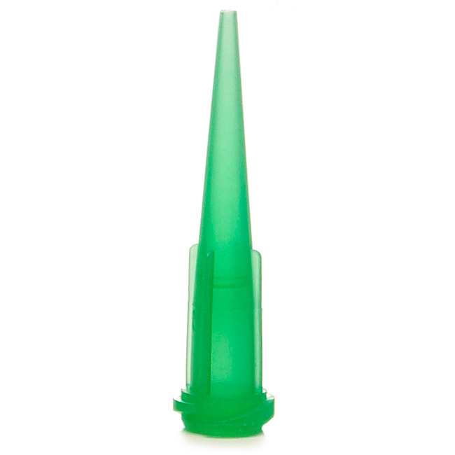 Иглы пластиковые конические Green 18 (50 шт)