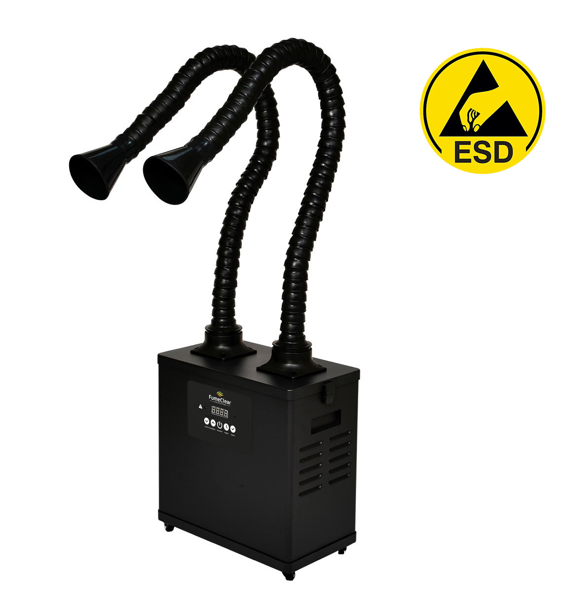 Дымоуловитель антистатический FUMECLEAR FC-1002 с дымоприемниками 2х50мм