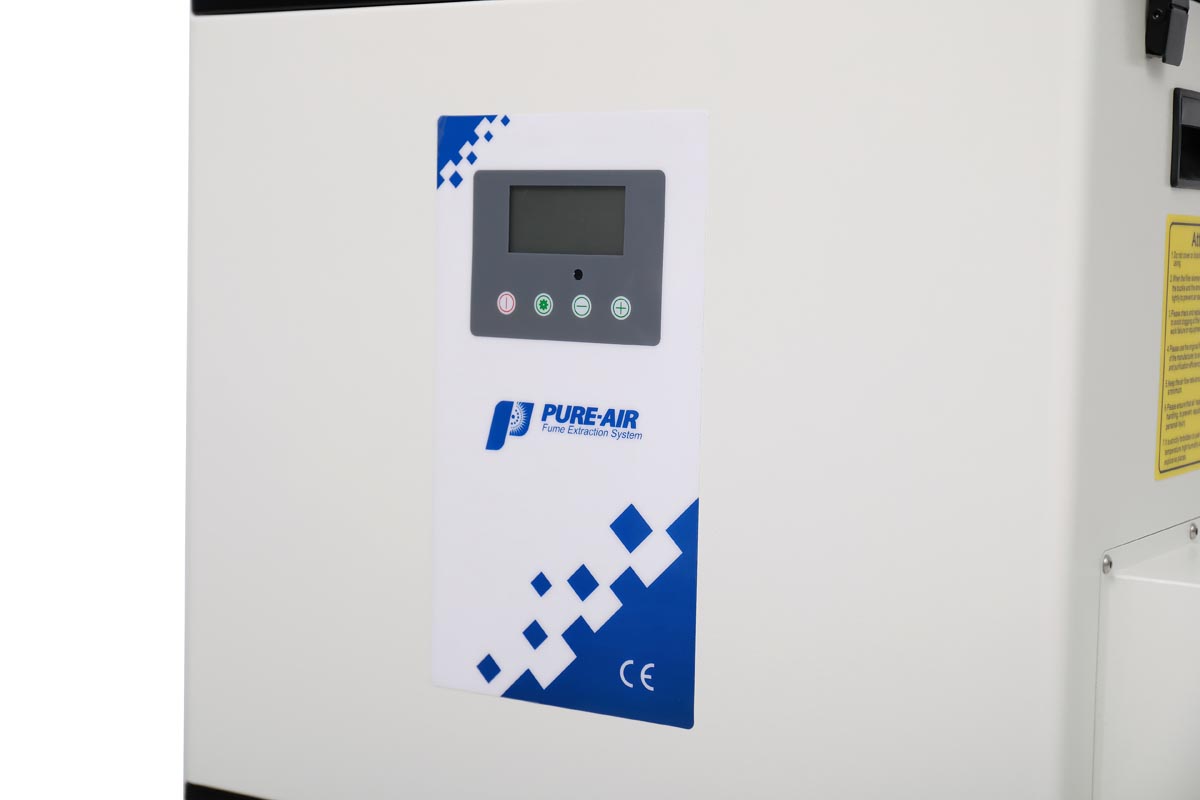 Дымоуловитель PURE-AIR PA-500TD-IQ-B с дымоприемниками 2х75мм