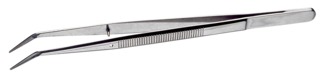 Пинцет TL 649-SA с загнутыми кончиками с насечкой