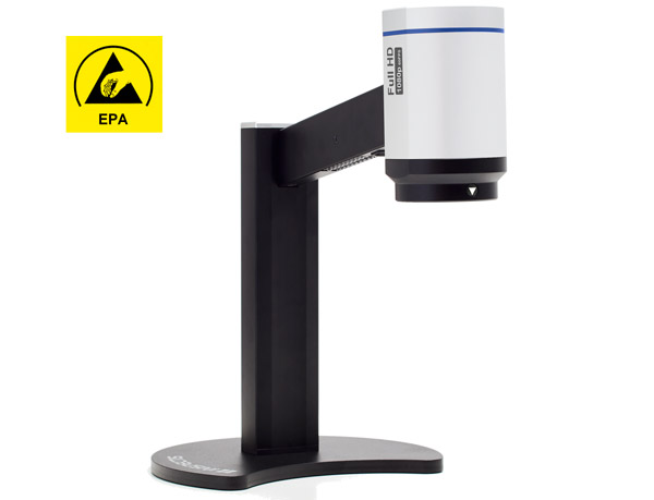 Видеомикроскоп INSPECTIS F30-E (1080p HD,зум 30x,РД 228мм,HDMI,штатив с подсветкой,ESD)