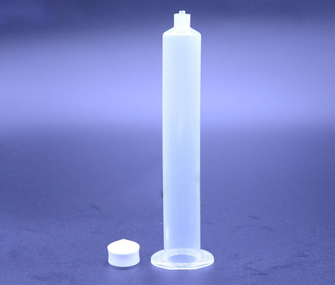 Шприц дозатора бесцветный с белым поршнем VM 55сс (20шт)