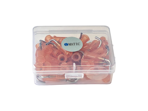 Наконечник дозатора TE 15G X 1/2" AMBER BENT 90 DEG DIAM 1.36 x 1.80MM (QTY=50)