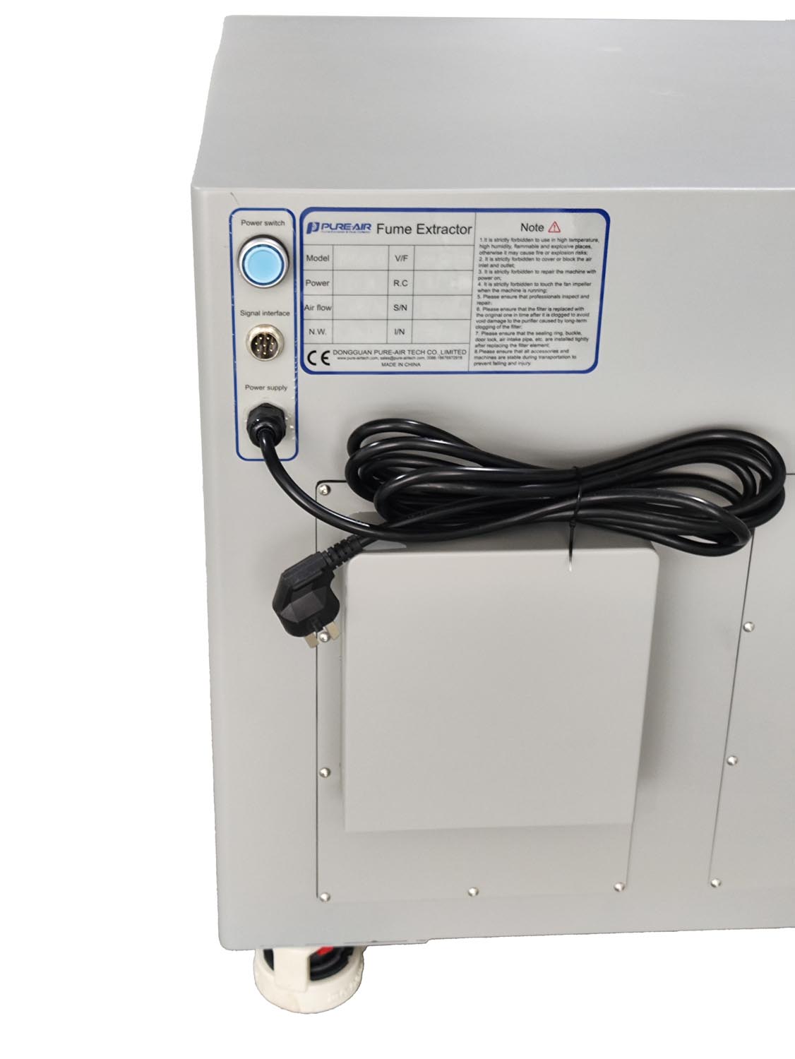 Дымоуловитель PURE-AIR PA-FS500-ca (100mm)