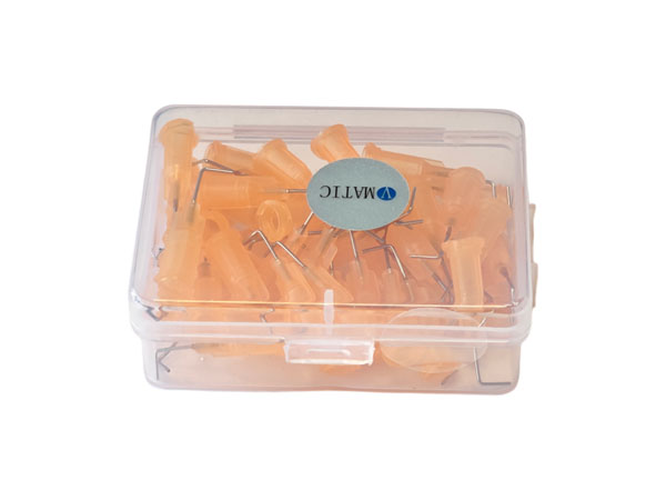 Наконечник дозатора TE 23G X 1/2" ORANGE BENT 90 DEG DIAM 0.33 x 0.63MM (QTY=50)