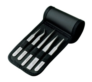 Набор высокоточных пинцетов, 5шт.