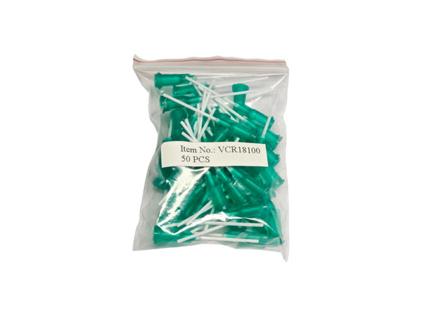 Наконечник дозатора гибкий PP 18G X 1" GREEN DIAM 0.8 x 1.46 MM (QTY=50)