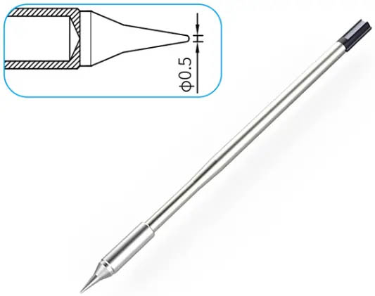 Картридж-наконечник для ST-1509-130, конус 0.5 х 10мм