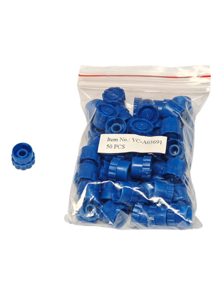 Заглушка картриджа нижняя с резьбой плоская VM (50шт)