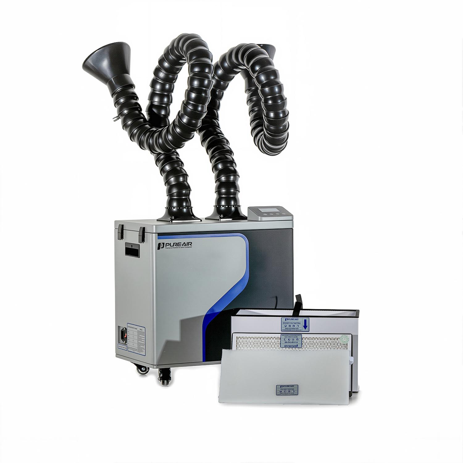 Дымоуловитель PURE-AIR PA-F350D с дымоприемниками 2х75мм