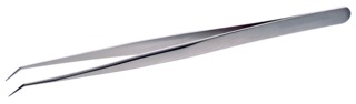 Пинцет с тонкими удлиненными изогнутыми кончиками