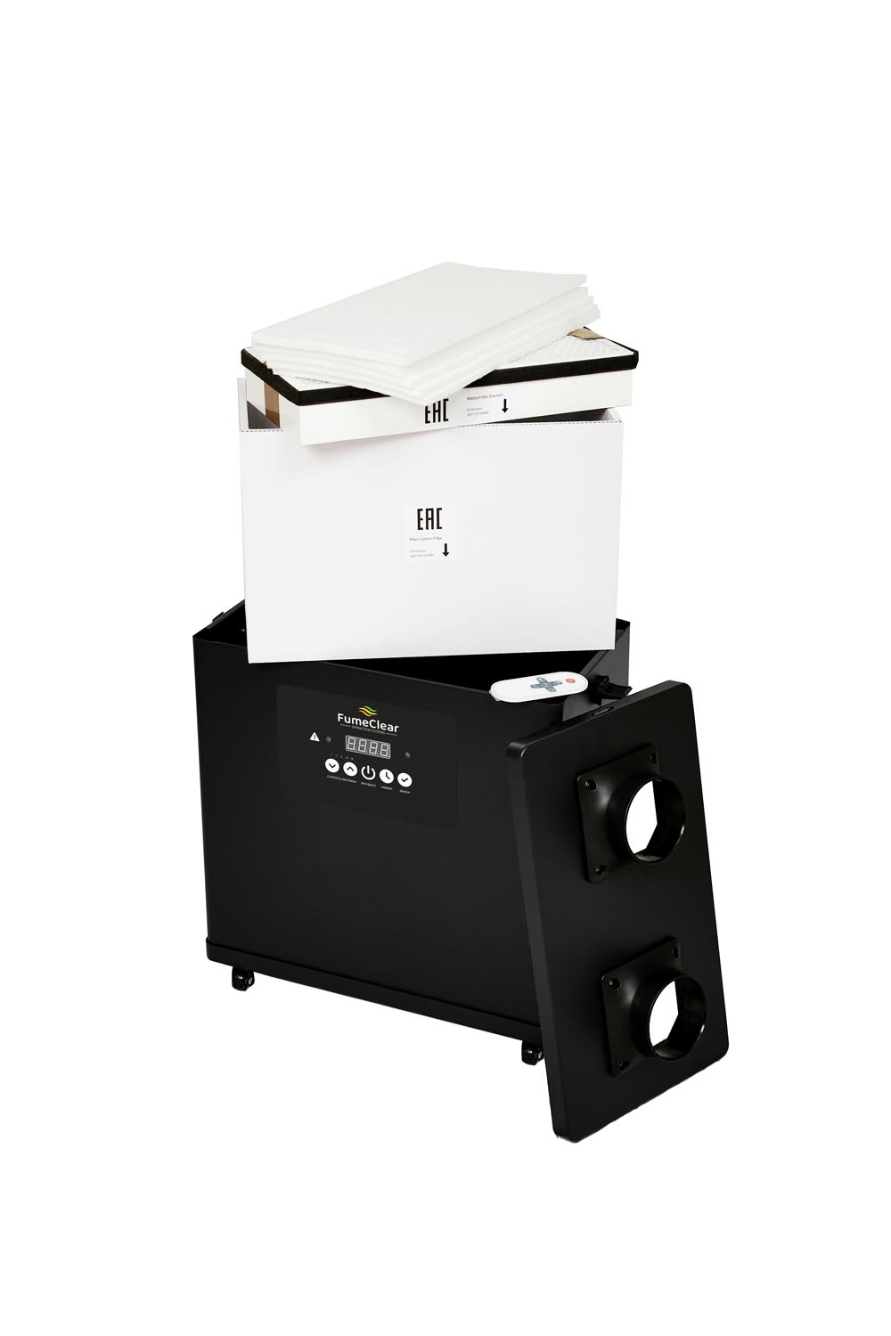 Дымоуловитель антистатический FUMECLEAR FC-1002 с дымоприемниками 2х50мм