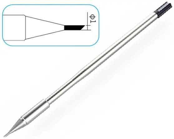 Картридж-наконечник для GT-Y130, косой срез 1.0х8.5мм, 45 град.