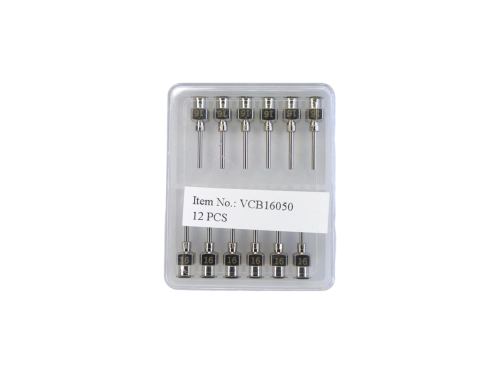 Наконечник дозатора TS 16G X 1/2" нерж. сталь 1.26 x 1.66мм (12шт)