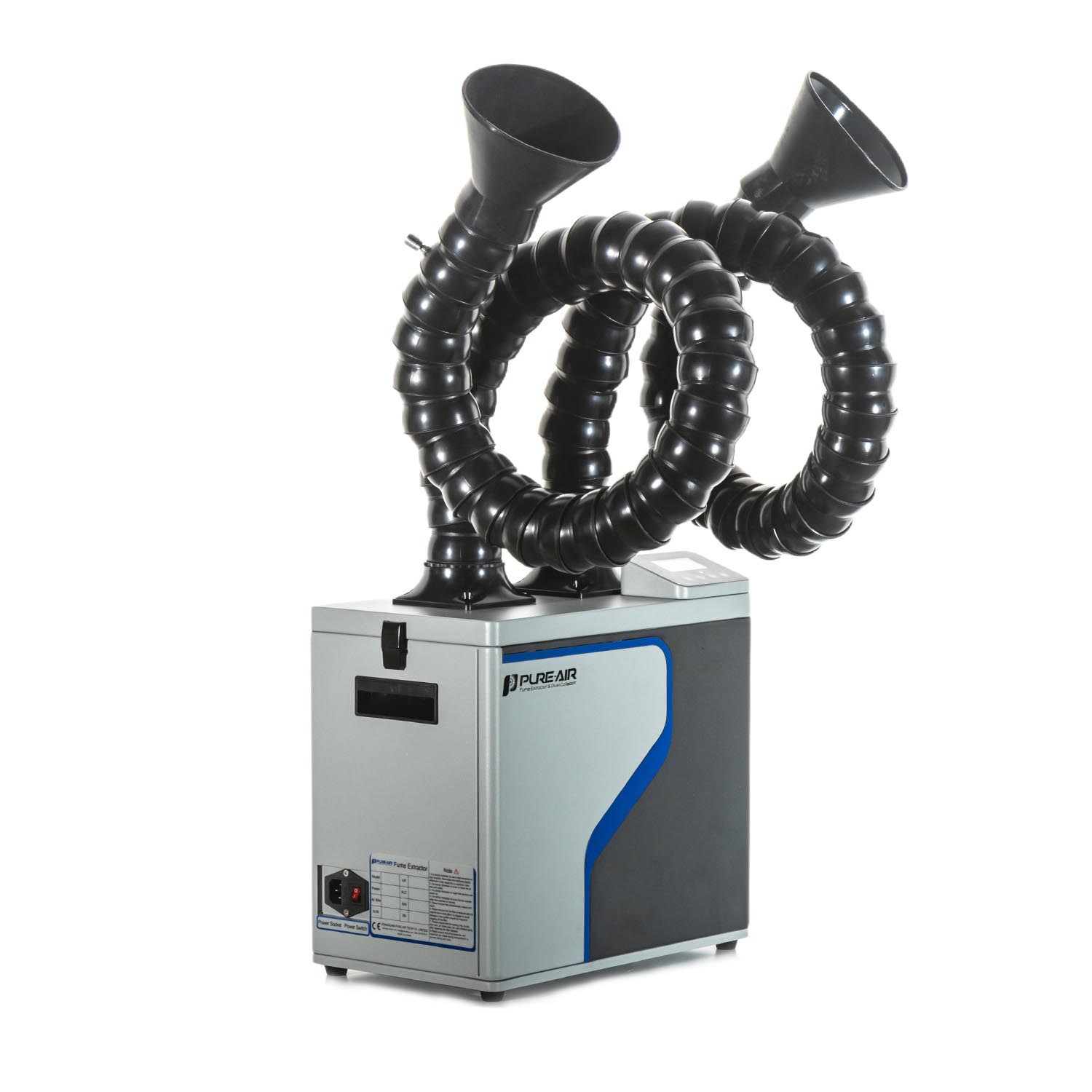 Дымоуловитель PURE-AIR PA-F250D с дымоприемниками 2х75мм