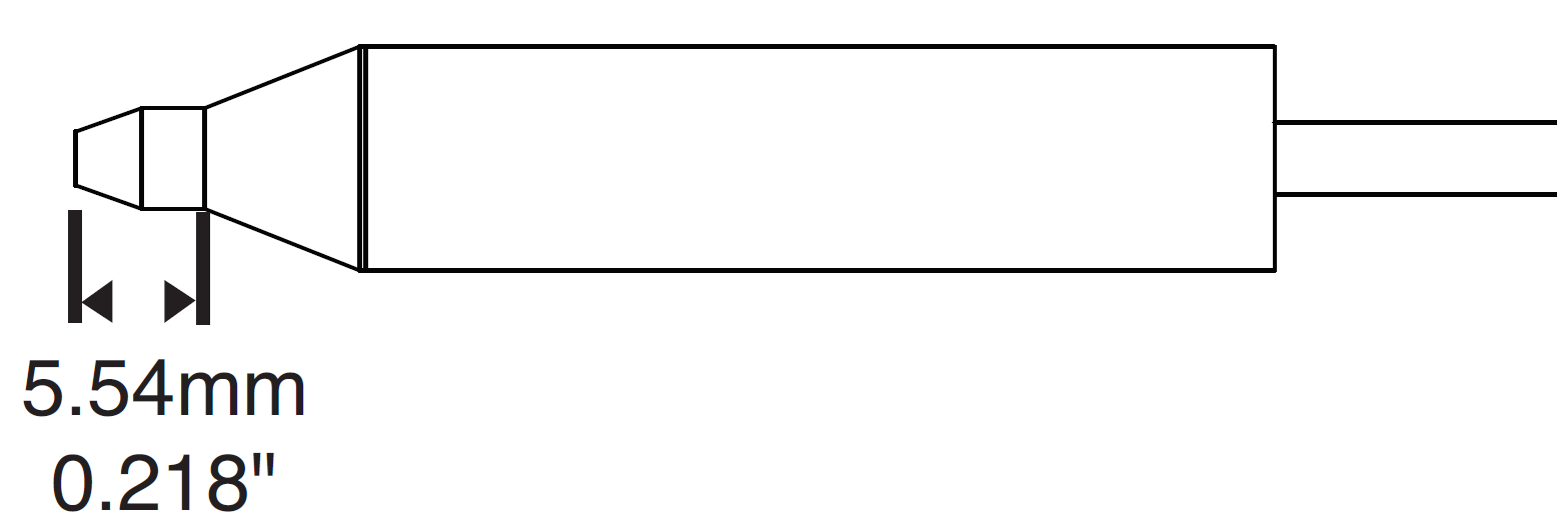 Наконечник для MFR-H5 0.79х2.05мм, серия F