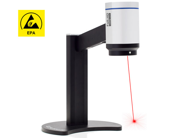 Видеомикроскоп INSPECTIS F30-E-L (1080p HD,зум 30x,РД 228мм,HDMI,штатив с подсветкой,ESD,лазерный ук