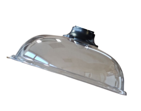 Раструб дымоприемника 75мм колпак прозрачный диам. 420мм