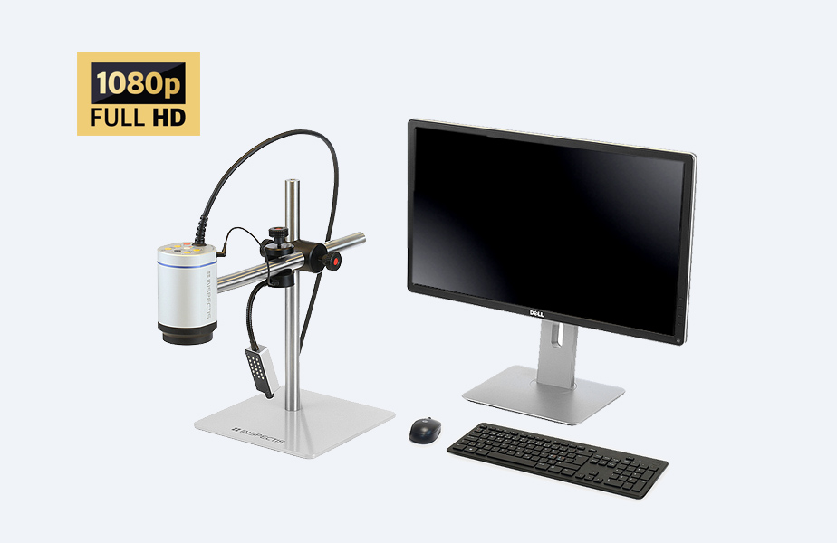 Комплект с видеомикроскопом F35s (штатив, подсветка, устройство захвата + ПО Basics)